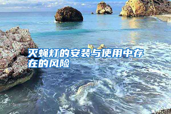 滅蠅燈的安裝與使用中存在的風(fēng)險(xiǎn)
