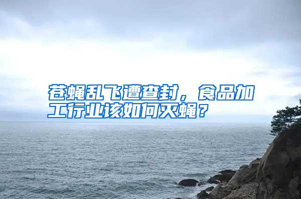 蒼蠅亂飛遭查封，食品加工行業(yè)該如何滅蠅？