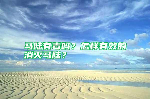 馬陸有毒嗎？怎樣有效的消滅馬陸？