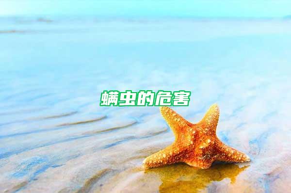 螨蟲(chóng)的危害
