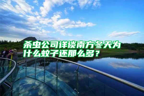 殺蟲公司詳談南方冬天為什么蚊子還那么多？