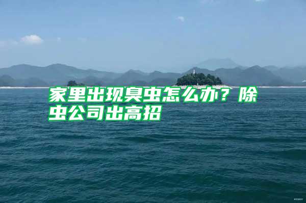 家里出現(xiàn)臭蟲(chóng)怎么辦？除蟲(chóng)公司出高招