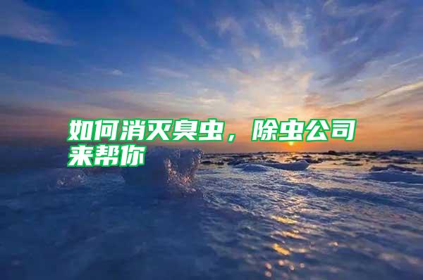 如何消滅臭蟲，除蟲公司來幫你