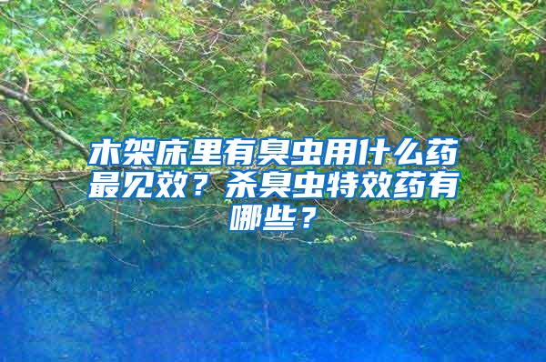 木架床里有臭蟲用什么藥最見效？殺臭蟲特效藥有哪些？