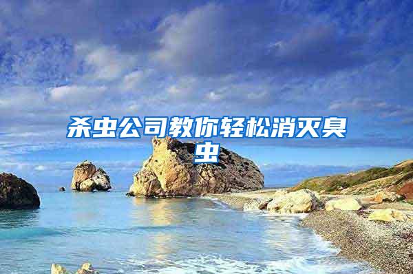 殺蟲(chóng)公司教你輕松消滅臭蟲(chóng)