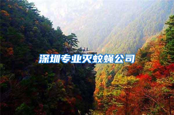 深圳專業滅蚊蠅公司