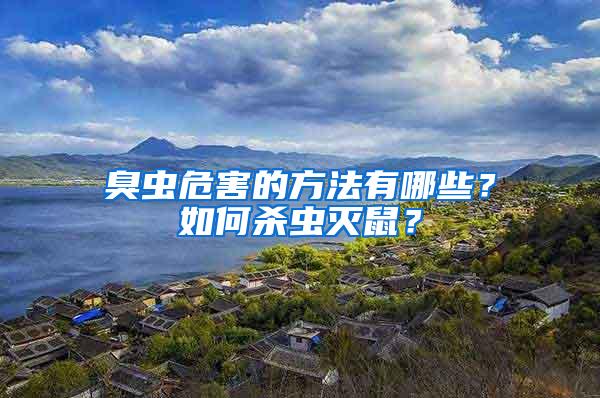 臭蟲(chóng)危害的方法有哪些？如何殺蟲(chóng)滅鼠？