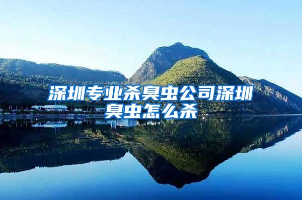 深圳專業(yè)殺臭蟲(chóng)公司深圳臭蟲(chóng)怎么殺