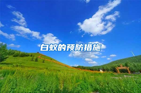 白蟻的預(yù)防措施
