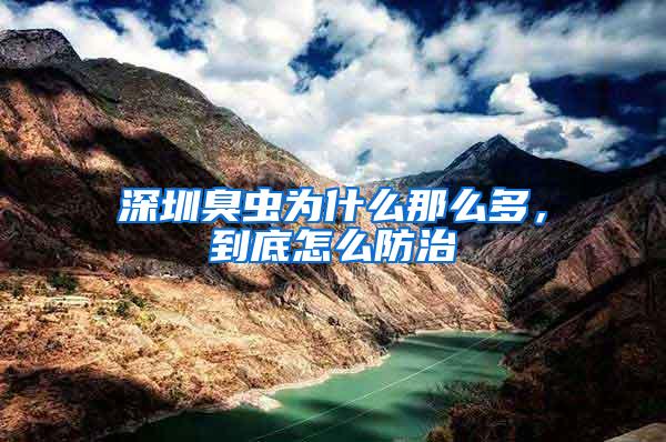 深圳臭蟲為什么那么多，到底怎么防治