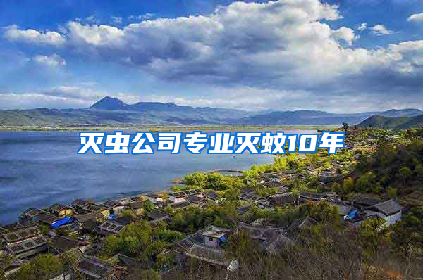 滅蟲(chóng)公司專(zhuān)業(yè)滅蚊10年